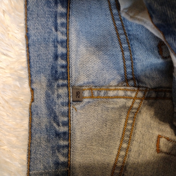 Carmar Phoenix Emilia Non Stretch Denim Checkered Side High Waisted Mom Jeans - Picture 4 of 4